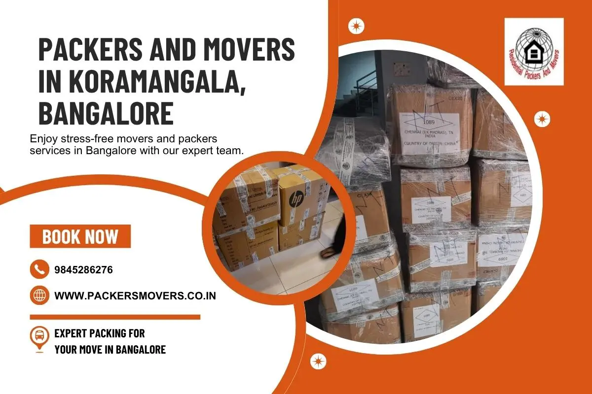 Packers and Movers in Koramangala, Bangalore